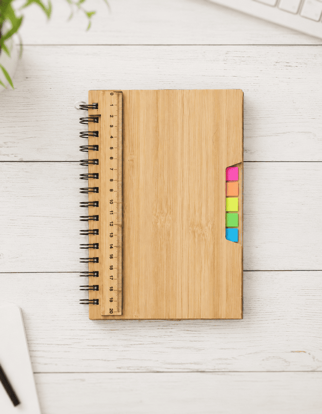 Baeza Caderno A5 Bambu