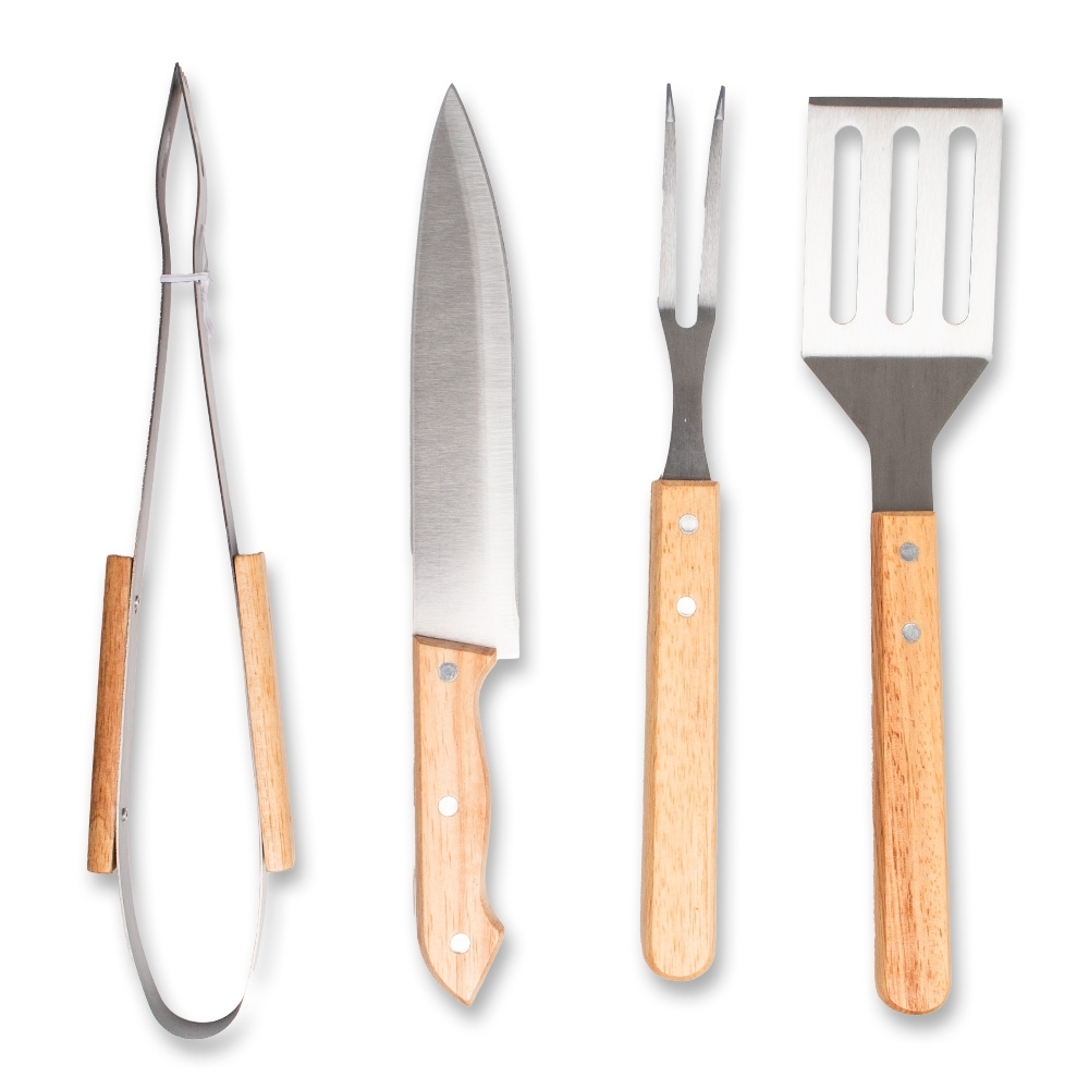 Ghent Kit Churrasco 4 Peças Nylon